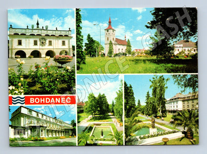 Pohlednice Bohdaneč lázně koláž 1970s (M28007)