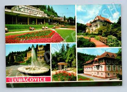 Pohlednice Luhačovice Lázeňský dům a další motivy (M28011)
