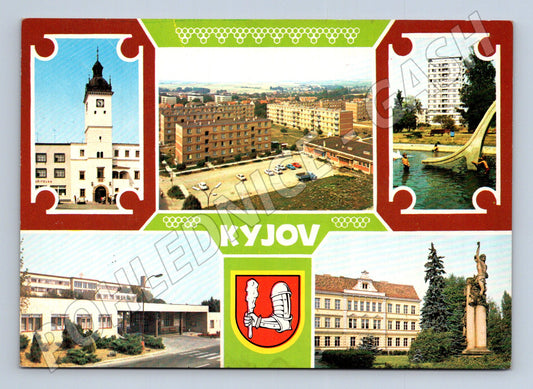 Pohlednice Kyjov koláž města (M28014)