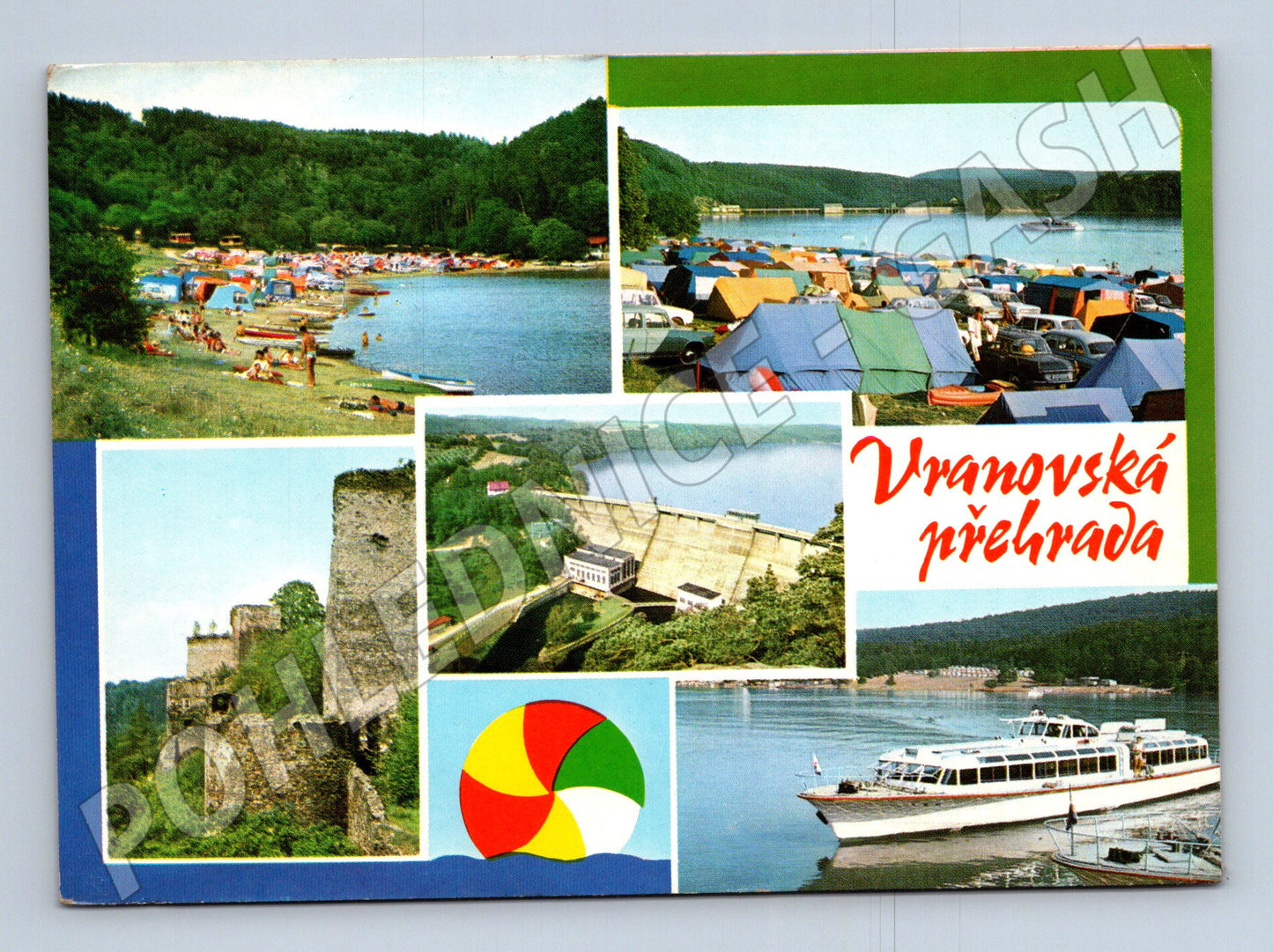 Pohlednice Vranovská přehrada více motivů (M28018)