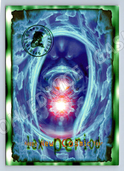 Postcard Happy New Cosmic Year modern design (M2802)