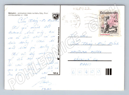 Pohlednice Bohumín různé pohledy 1988 (M28022)