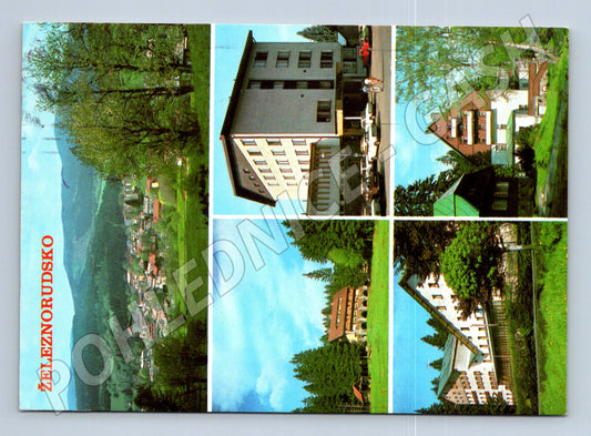 Pohlednice Železnorudsko různé pohledy 1980 (M28028)