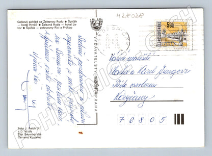 Pohlednice Železnorudsko různé pohledy 1980 (M28028)