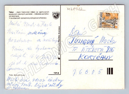 Pohlednice Tábor koláž motivů (M28032)