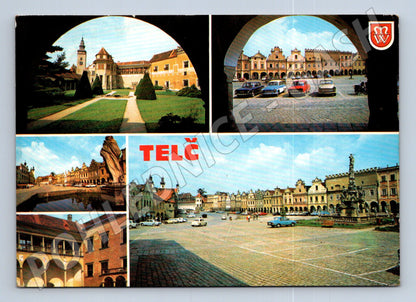 Pohlednice Telč památky město 1974 (M28039)