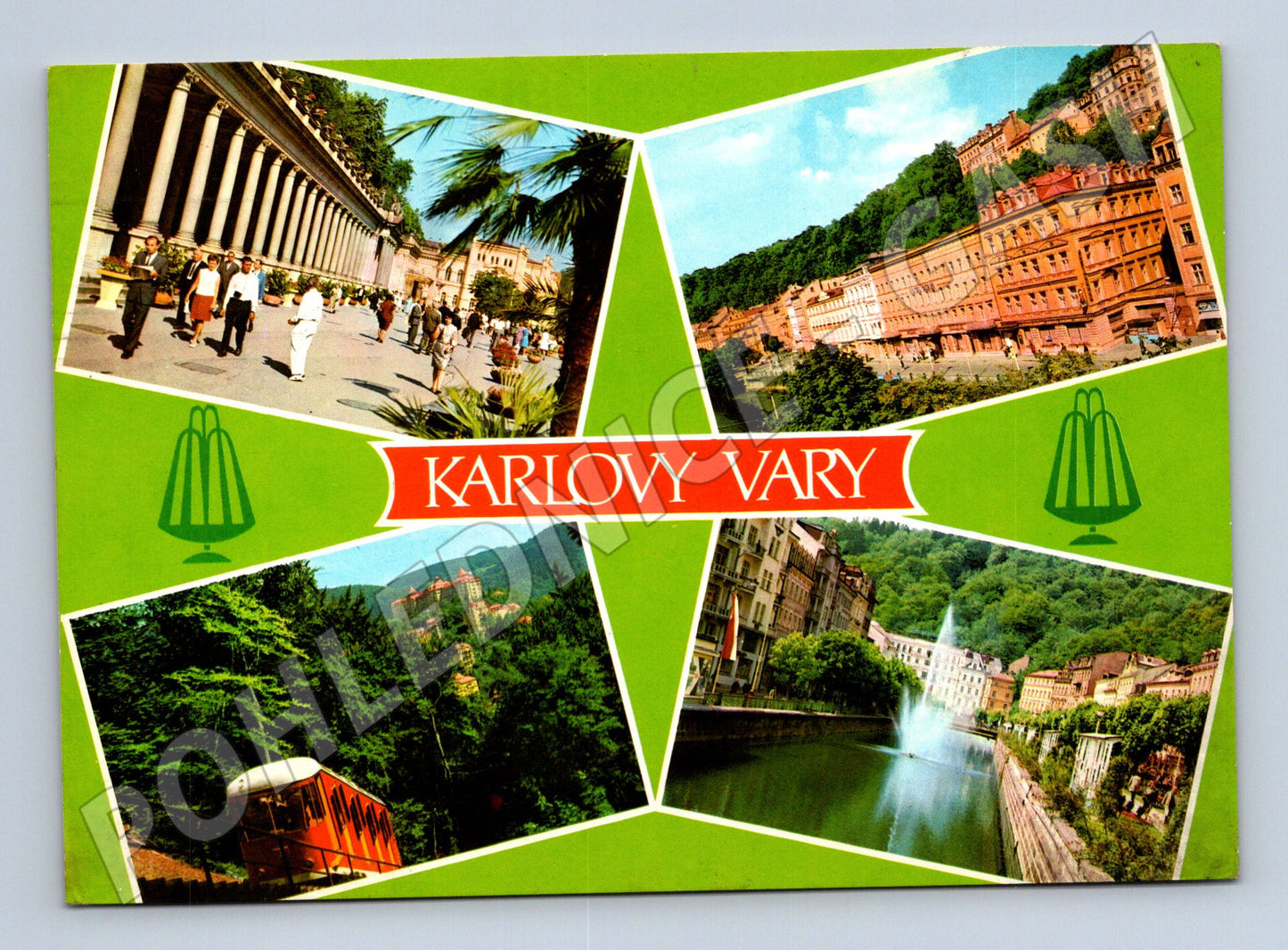 Pohlednice Karlovy Vary různé motivy 1973 (M28040)