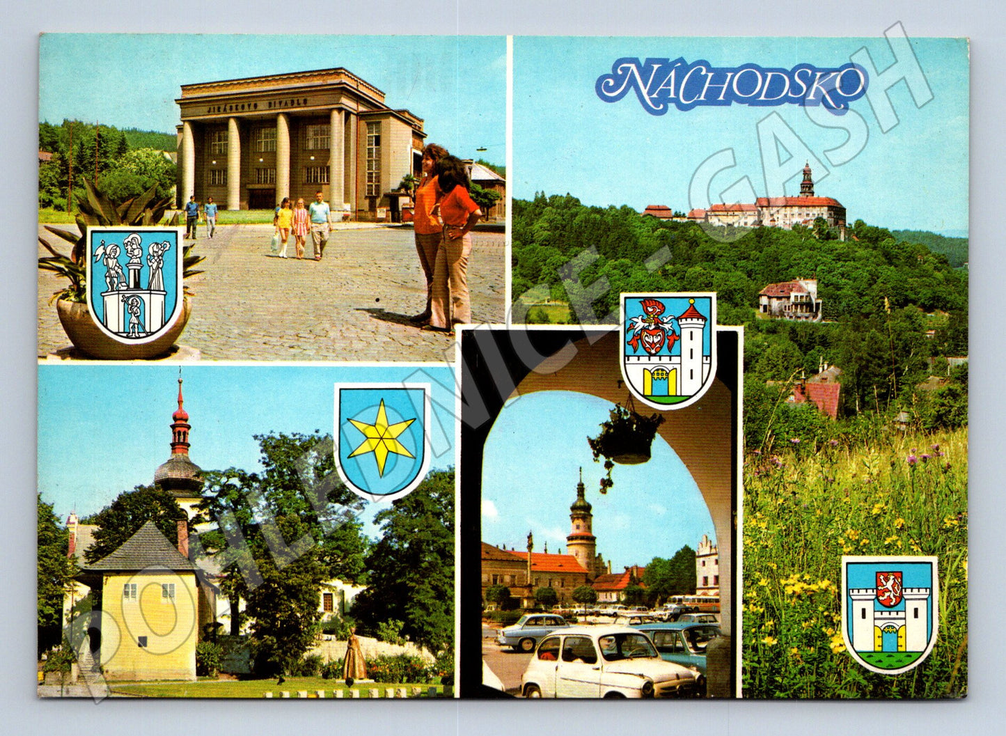 Pohlednice Náchodsko více míst 1973 (M28041)