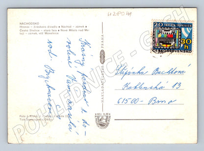 Pohlednice Náchodsko více míst 1973 (M28041)