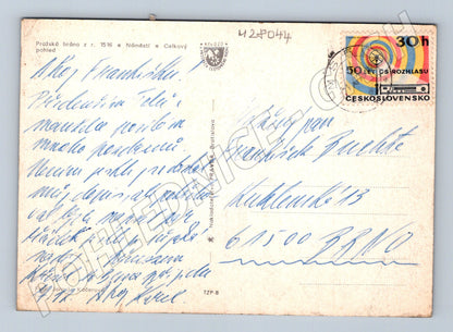 Pohlednice Rakovník Pražská brána náměstí 1973 (M28044)