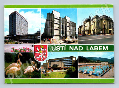 Pohlednice Ústí nad Labem panorama 1980 (M28051)