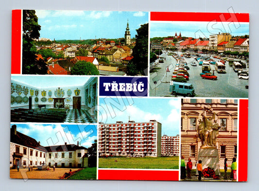 Pohlednice Třebíč různé pohledy (M28057)