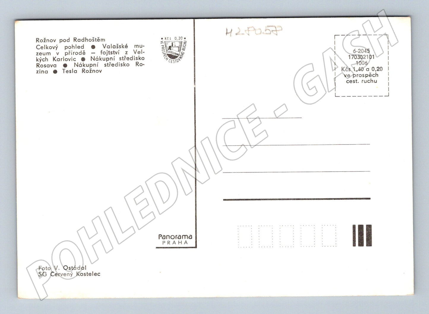 Pohlednice Rožnov pod Radhoštěm koláž (M28058)