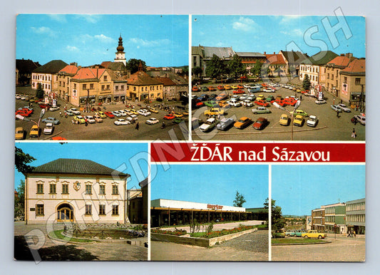 Pohlednice Žďár nad Sázavou více pohledů (M28059)