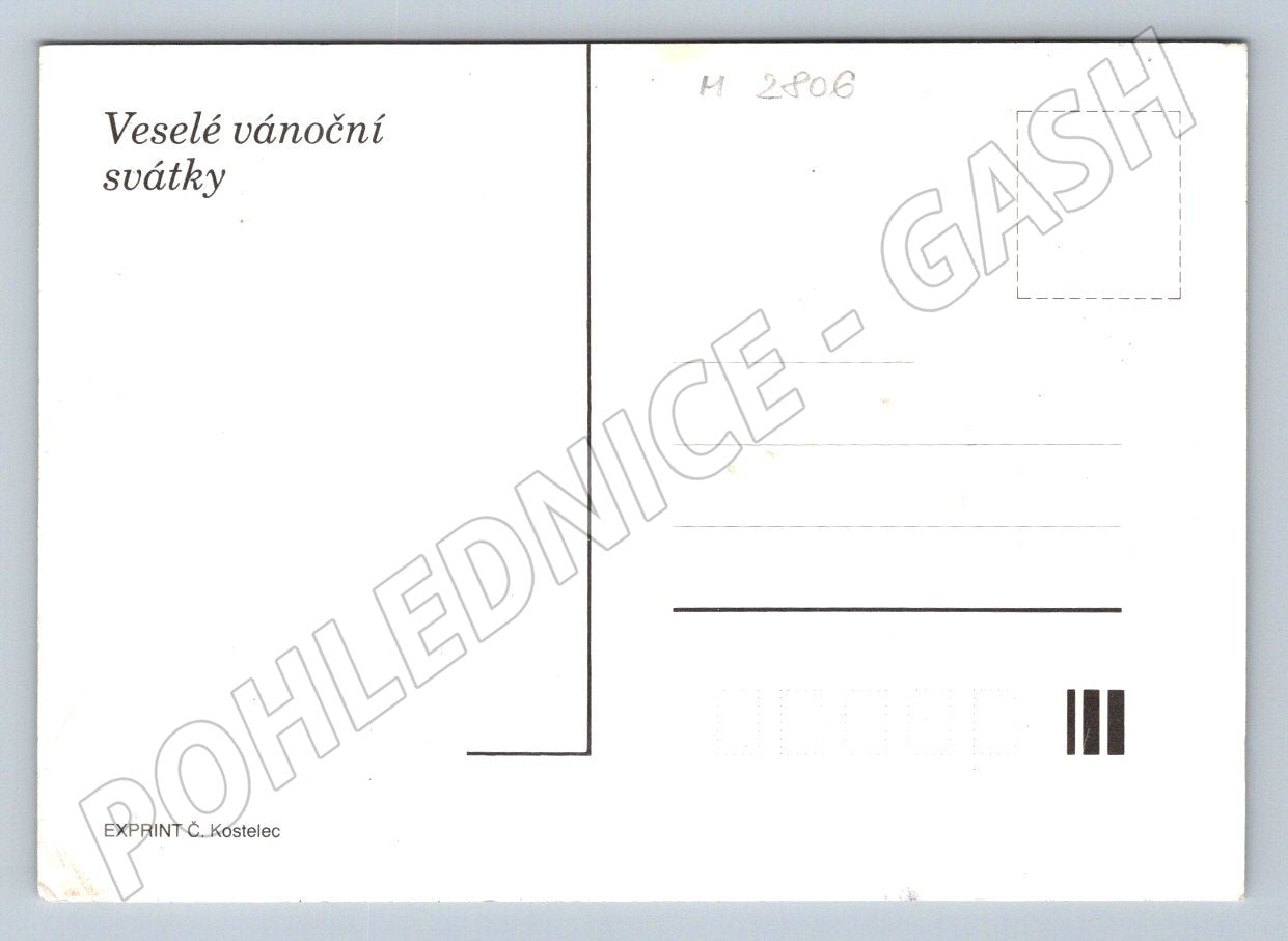 Postcard Nativity of Jesus Nativity Scene EXPRINT (M2806)