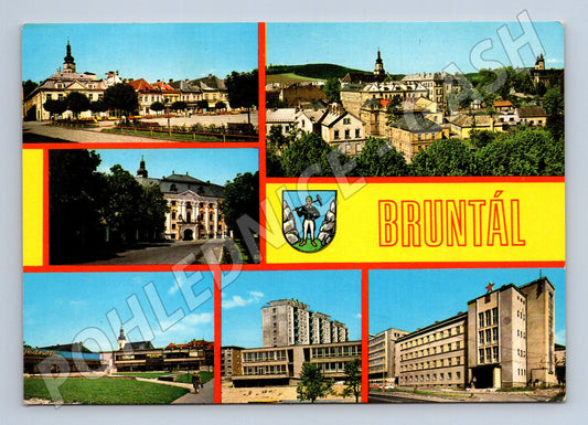 Pohlednice Bruntál různé pohledy (M28061)