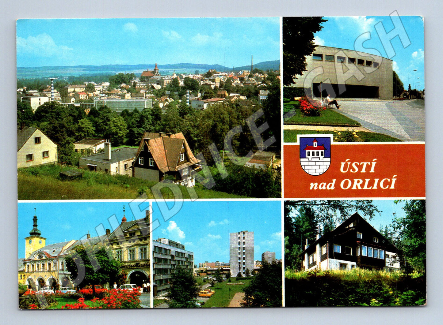 Pohlednice Ústí nad Orlicí různé motivy 1989 (M28066)
