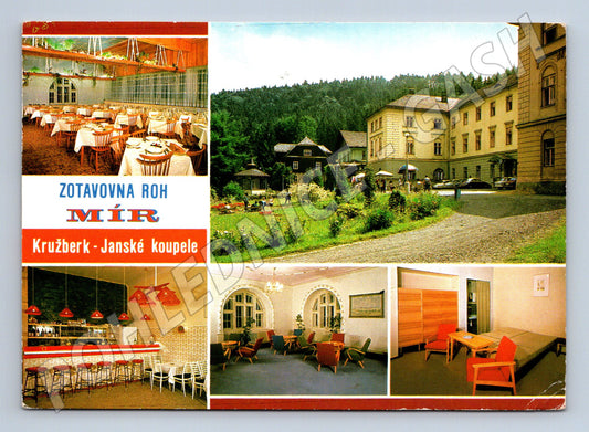 Pohlednice Kružberk Janské Koupele Zotavovna Mír 1979 (M28068)