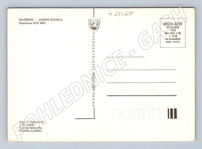 Pohlednice Kružberk Janské Koupele Zotavovna Mír 1979 (M28068)