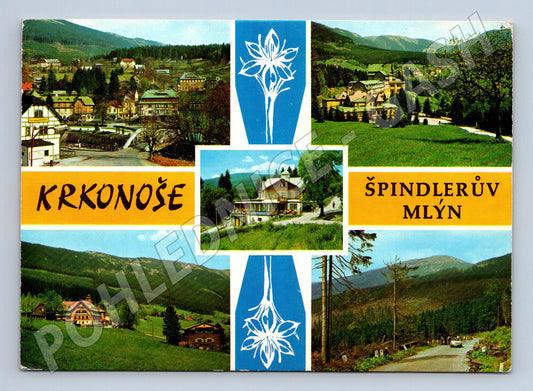 Pohlednice Krkonoše Špindlerův Mlýn 1979 (M28076)