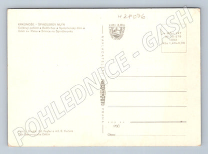 Pohlednice Krkonoše Špindlerův Mlýn 1979 (M28076)