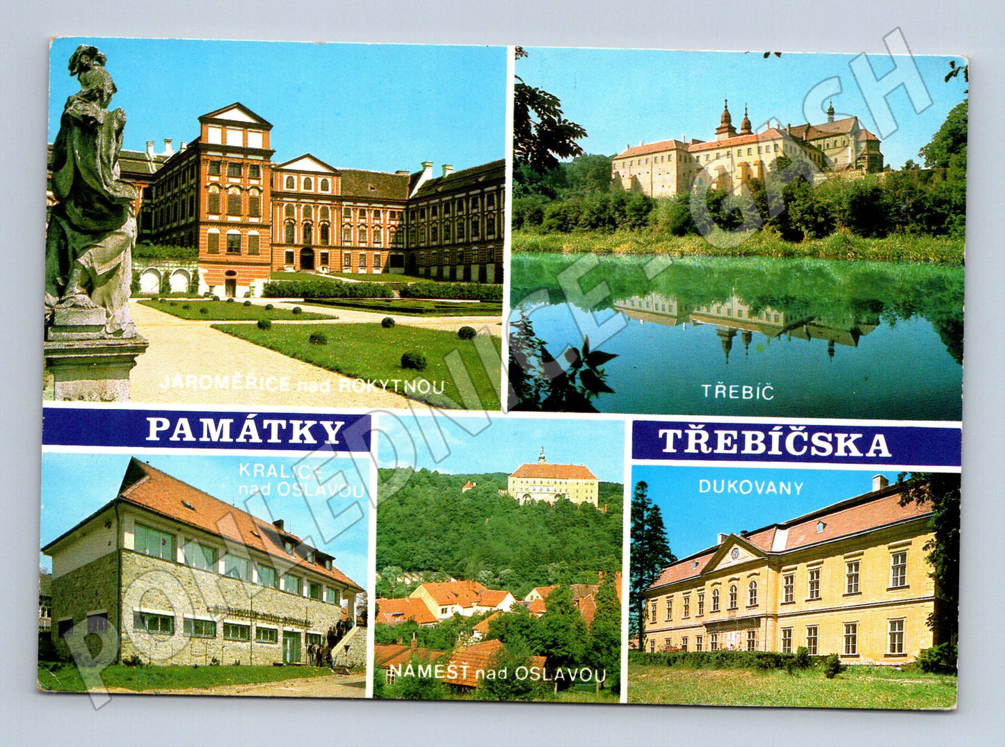 Pohlednice Třebíčsko památky (M28077)