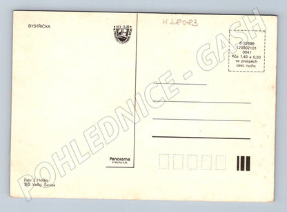 Pohlednice Bystřička přehrada zámek rekreace (M28083)