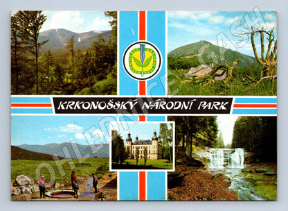 Pohlednice Krkonošský národní park koláž (M28087)