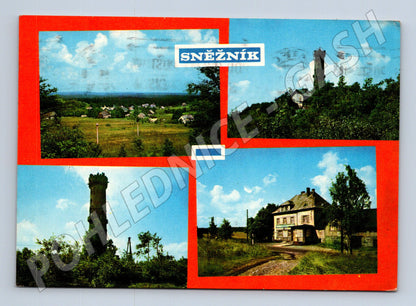 Pohlednice Sněžník rozhledna a krajina (M28089)