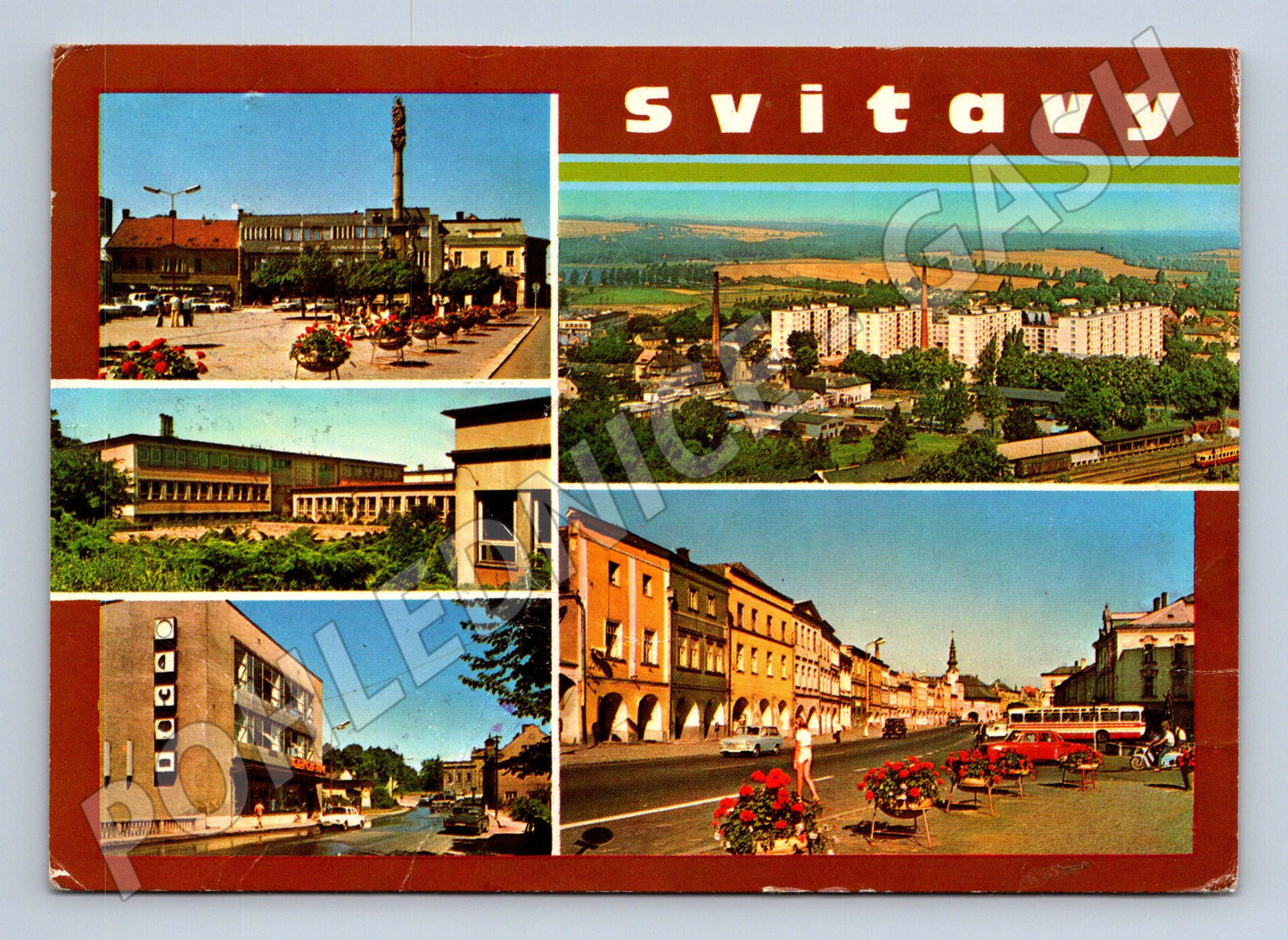 Pohlednice Svitavy různé záběry 1976 (M28091)
