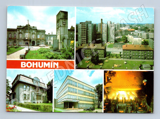 Pohlednice Bohumín multi-view 1969 (M28098)
