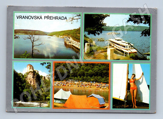 Pohlednice Vranovská přehrada koláž (M28101)