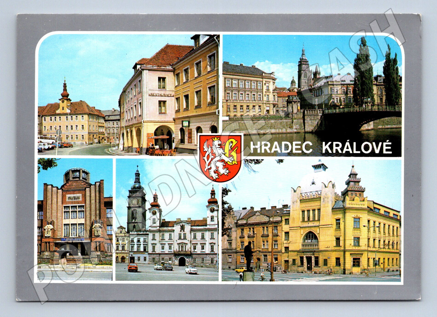 Pohlednice Hradec Králové multi-pohled (M28102)