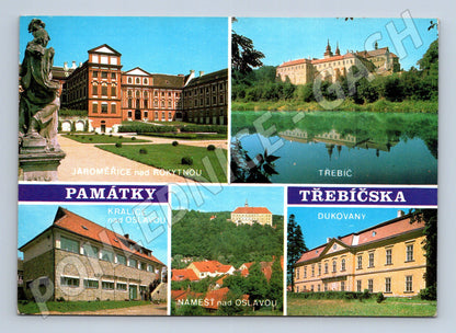 Pohlednice Třebíčsko Jaroměřice Třebíč Dukovany (M28106)