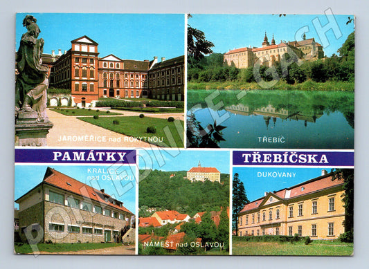 Pohlednice Třebíčsko Jaroměřice Třebíč Dukovany (M28106)