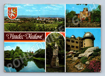 Pohlednice Hradec Králové panorama a památky 1979 (M28107)