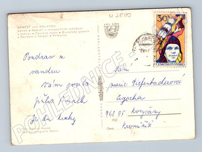 Pohlednice Náměšť nad Oslavou zámek 1970 (M28110)