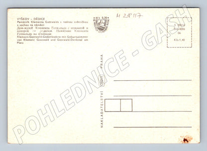 Pohlednice Vyškov-Dědice Památník Klementa Gottwalda (M28117)
