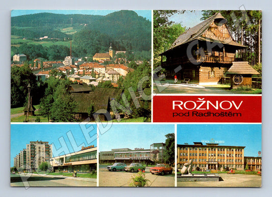 Pohlednice Rožnov pod Radhoštěm různé pohledy (M28118)
