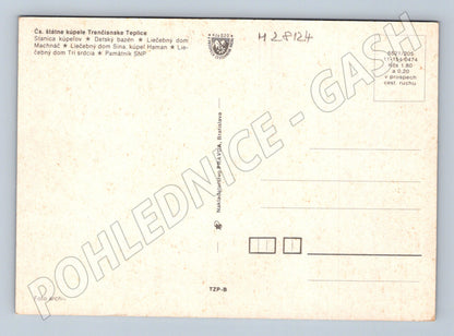 Pohlednice Slovensko Trenčianske Teplice multi-view (M28124)