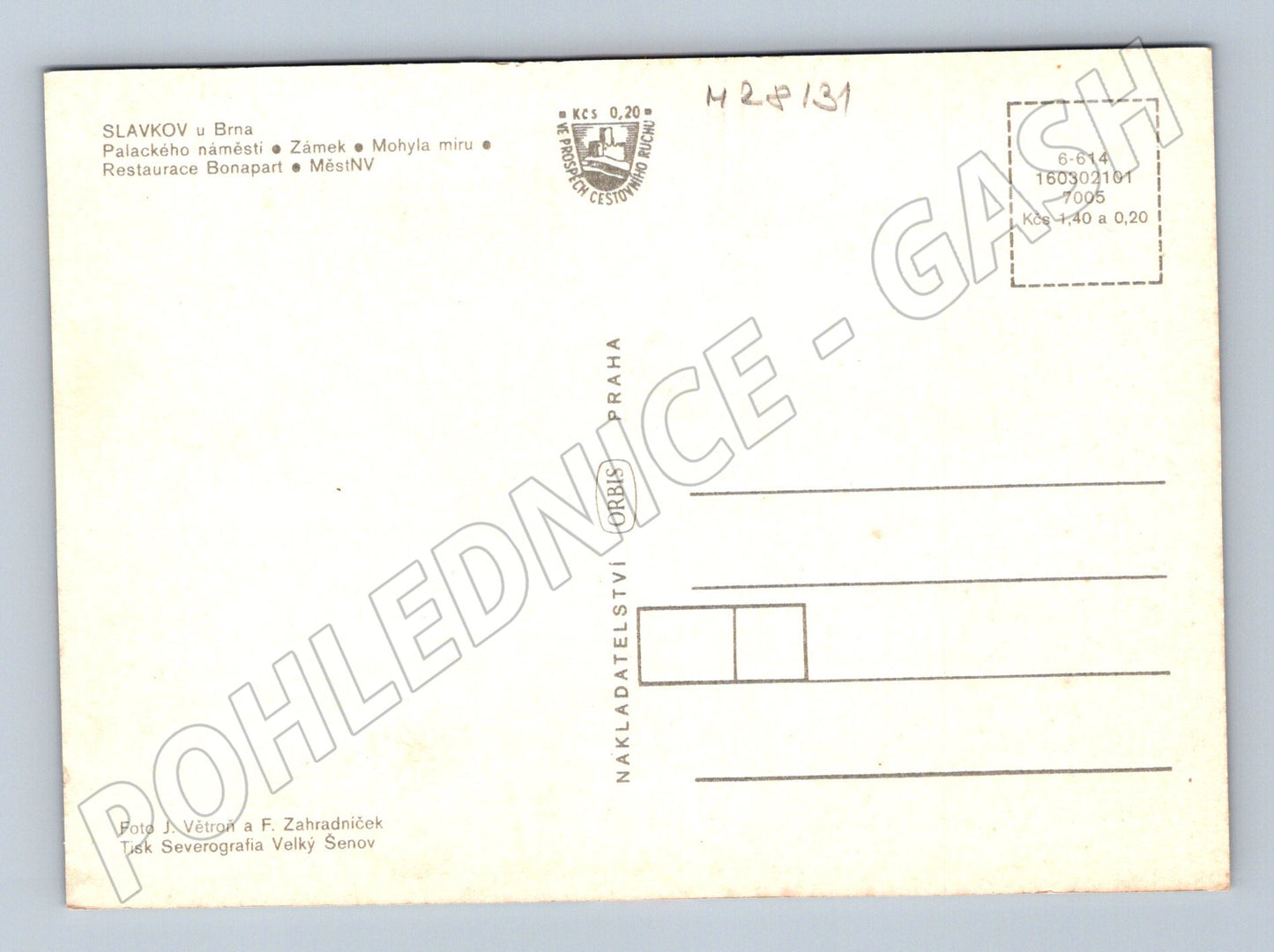 Pohlednice Slavkov u Brna koláž Mohyla Míru (M28131)