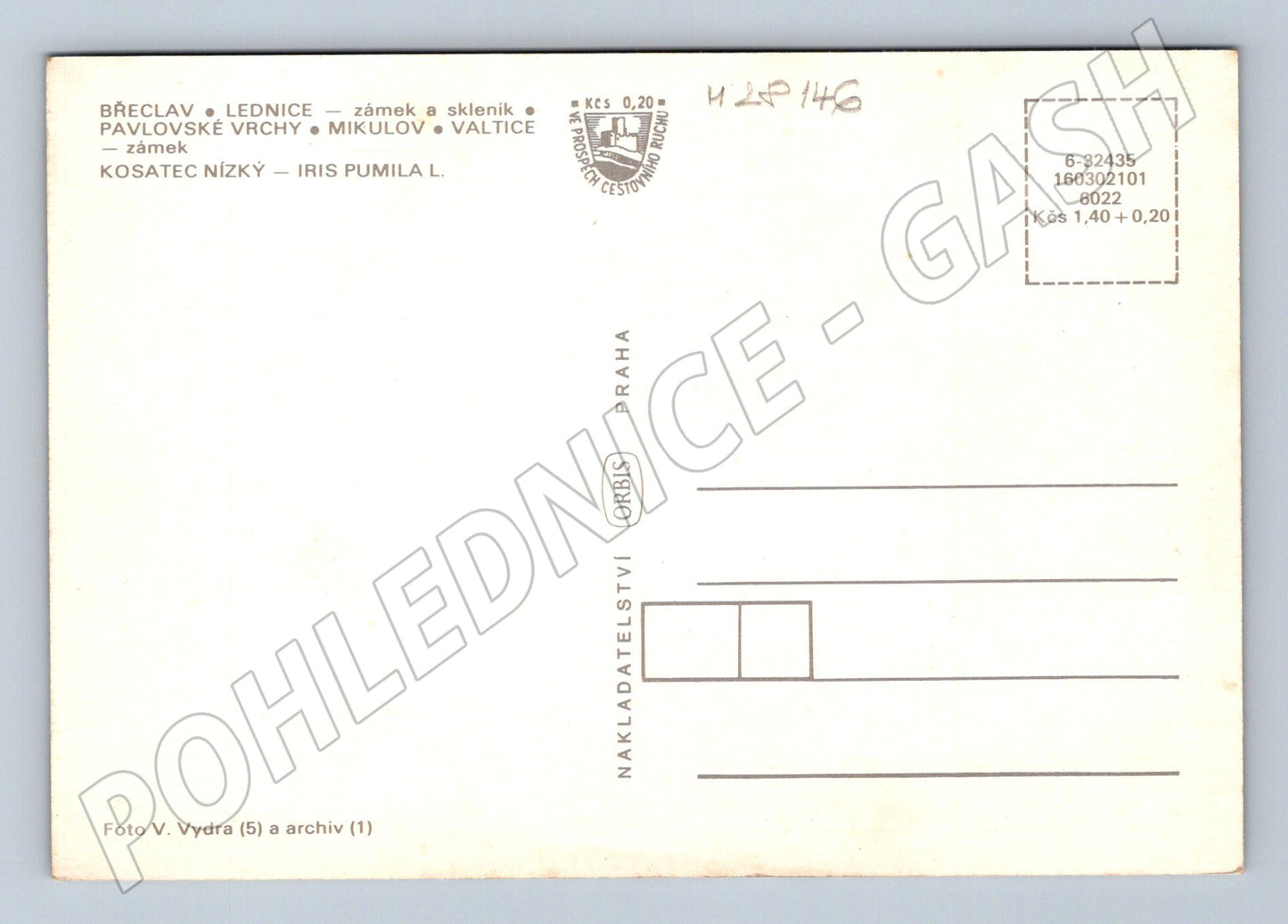 Pohlednice Břeclav a okolí koláž s mapou (M28146)