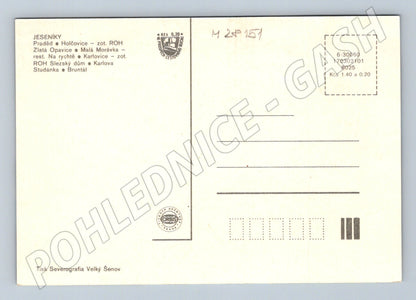 Pohlednice Jeseníky koláž motivů (M28151)