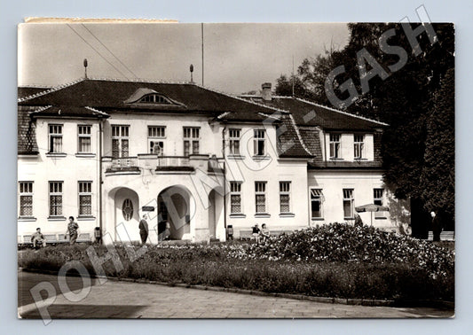 Pohlednice Osečná Lázně Kundratice lázeňský dům 1958 (M28155)