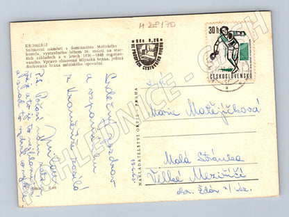 Pohlednice Kroměříž Sněmovní náměstí 195x (M28170)