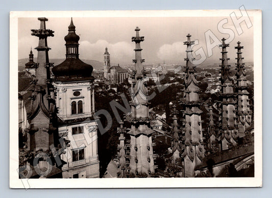Pohlednice Kutná Hora Chrám sv. Barbory a město (M28172)