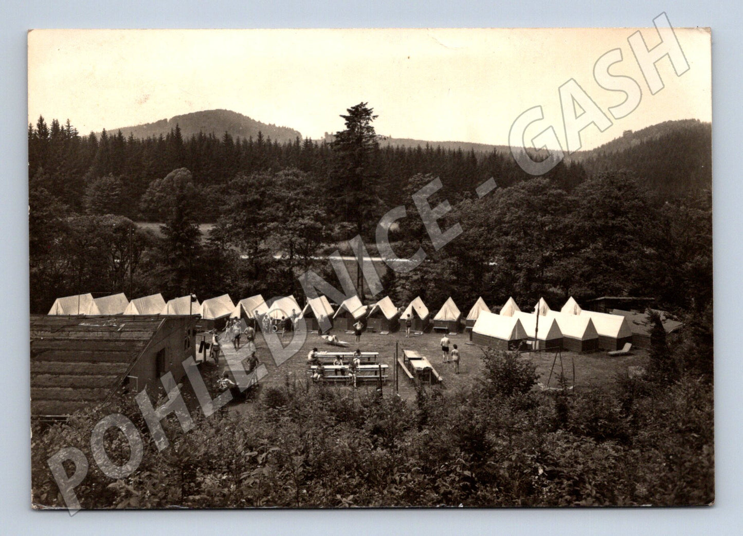 Pohlednice Rajnochovice Hostýnské hory tábor 195x (M28177)