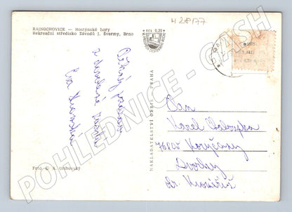 Pohlednice Rajnochovice Hostýnské hory tábor 195x (M28177)