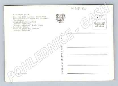 Pohlednice Mariánské Lázně Zotavovna ROH (M28180)