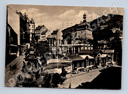 Pohlednice Karlovy Vary Tržní kolonáda 1961 (M28184)